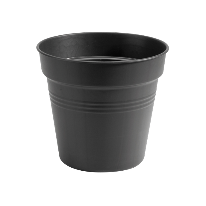 green basics growpot 13cm living black